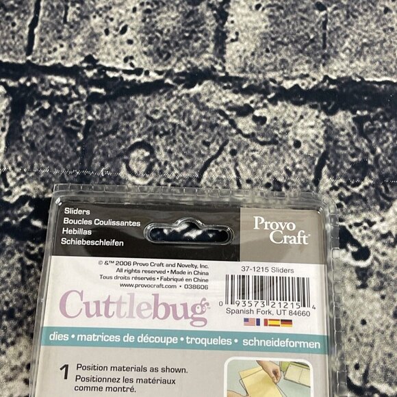 Provo Craft Cuttlebug Cutting Die 37-2515 Sliders Design - Picture 6 of 7